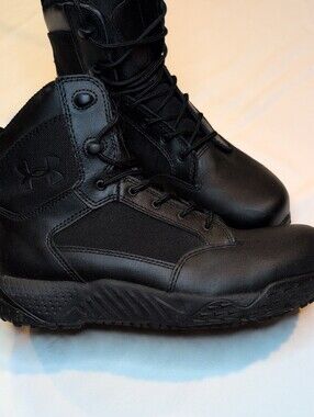 Under Armour Black Tactical Lace-Up Boots
